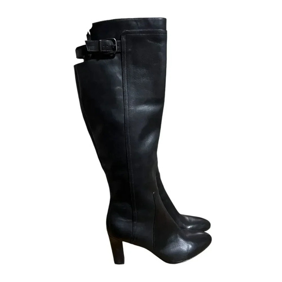 Via Spiga Parca Leather Knee High Boot - Picture 2 of 11